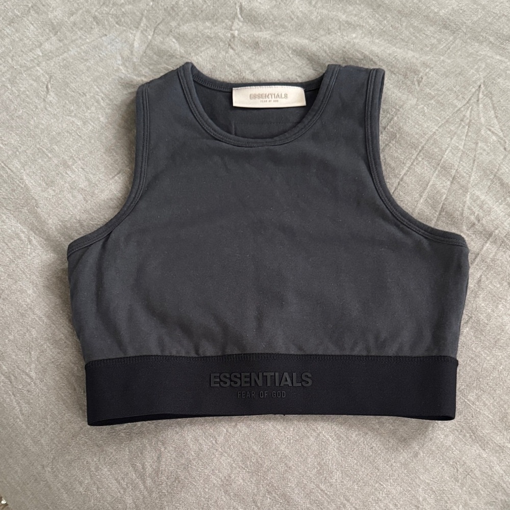 Essentials Fear of God Charcoal Tee